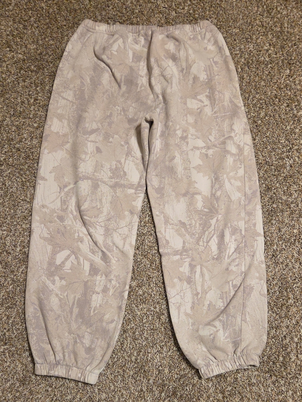 HOLLISTER White Camo Sweatpants